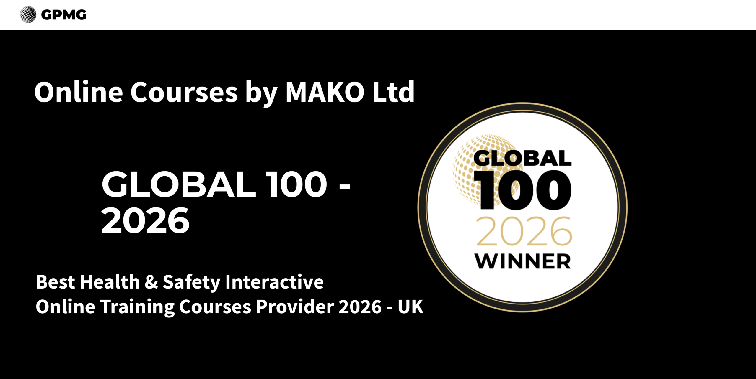 GPMG Global 2026 Winner